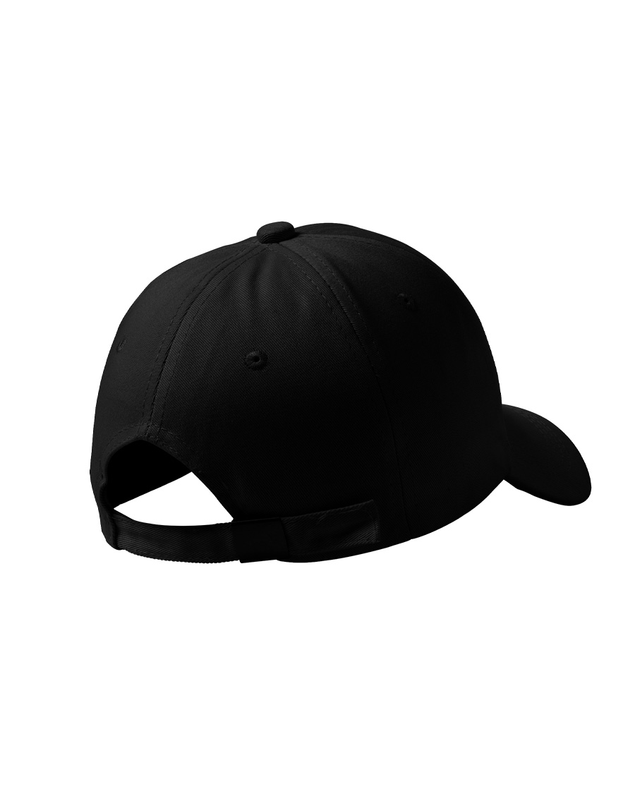 Basecap — Rückansicht mit verstellbarem Verschluss
